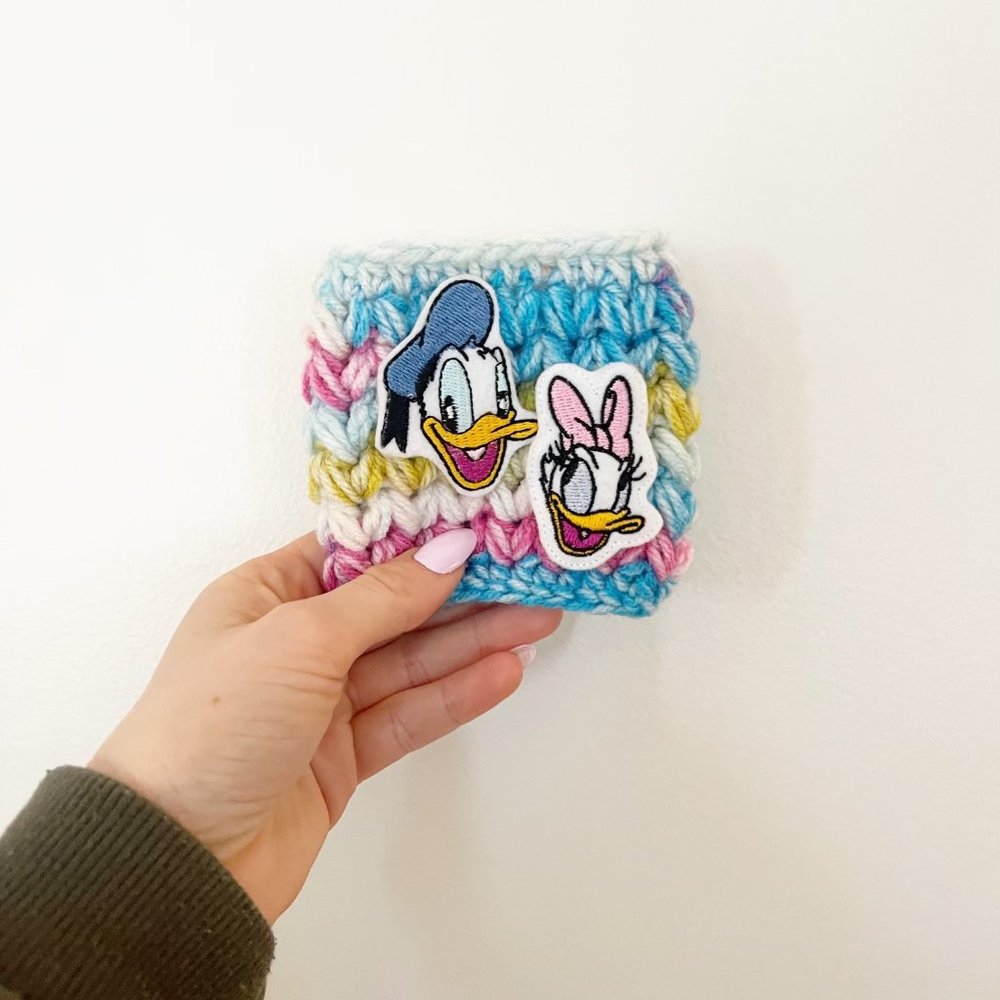 ✨ NWT Disney Donald and Daisy Duck Inspired Cup Cozy | Handmade